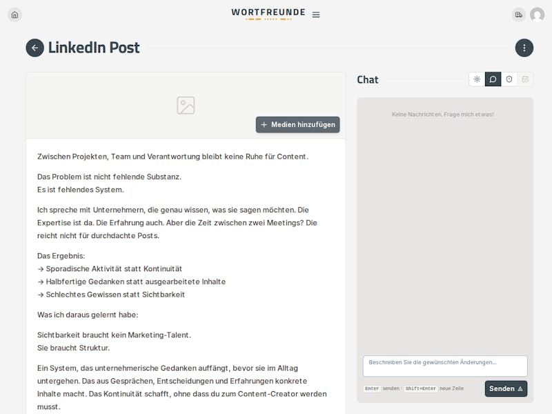 Redaktionelle Textentwicklung für Blogartikel